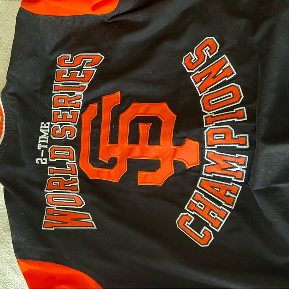 Vintage San Francisco Giant’s 2-Time World Series Winner Men’s Jacket sz: XL - Picture 5 of 9